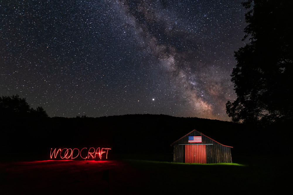 Camp Woodcraft Barn With Name Photography Art | Kurt Gardner Photography Gallery