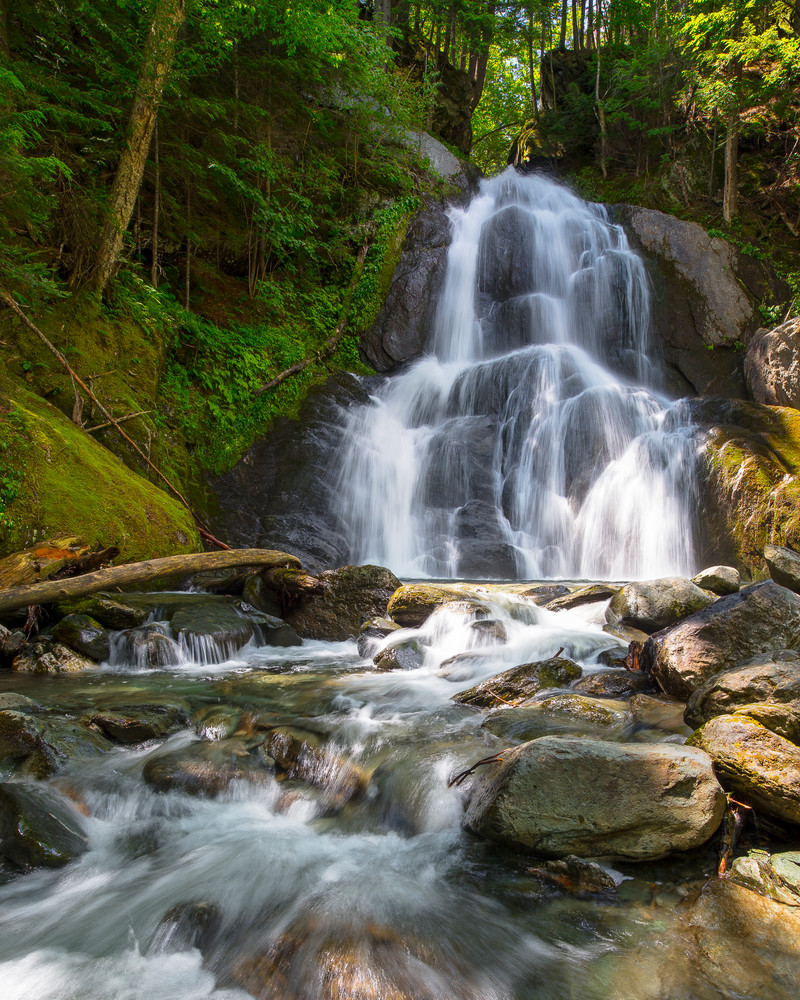 Summer Break at Moss Glen Falls