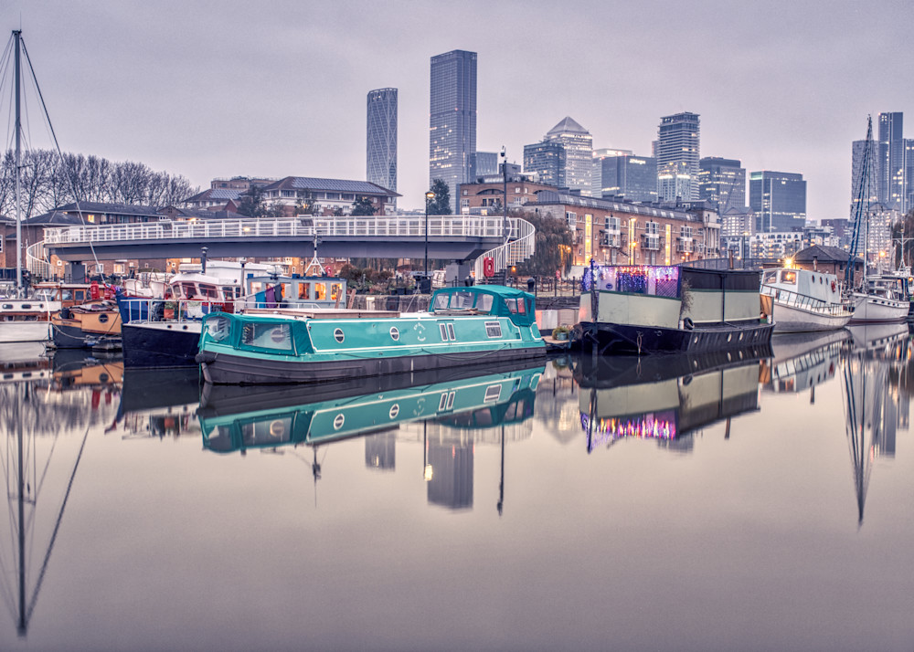 House Boats At Surrey Quays Art | Martin Geddes Photography