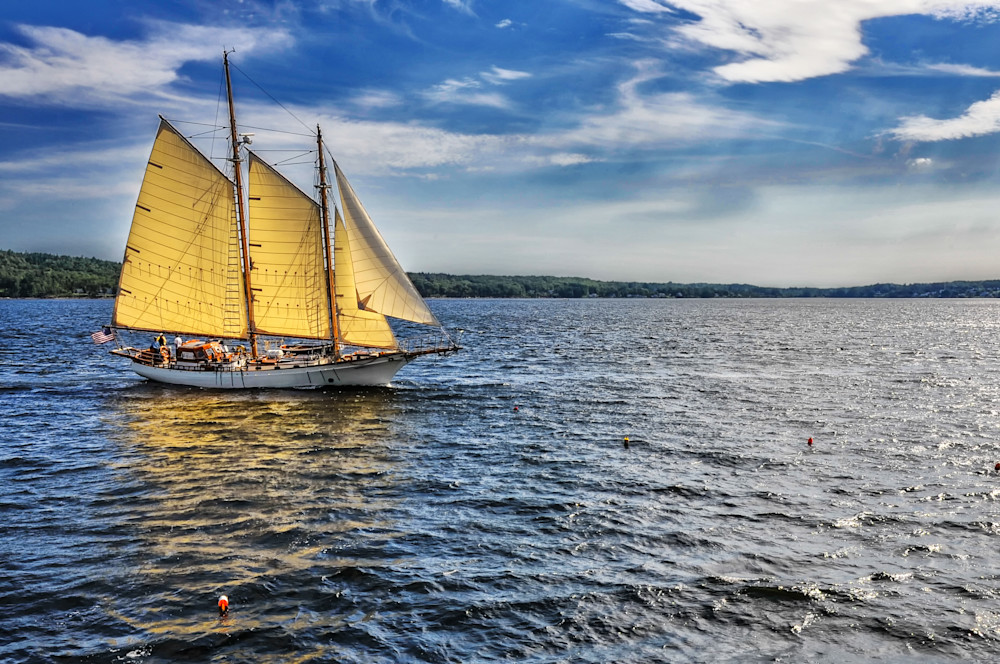Ketch In Rockland Maine