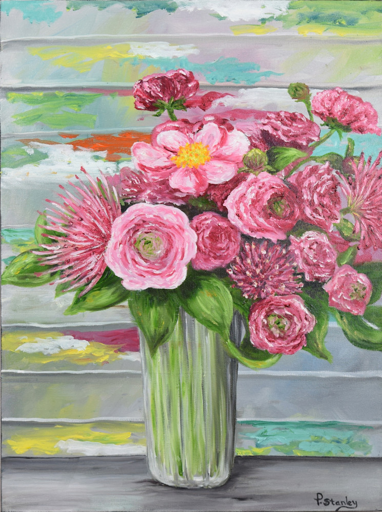 Bouquet In Pink Art | Peggy Stanley Fine Art