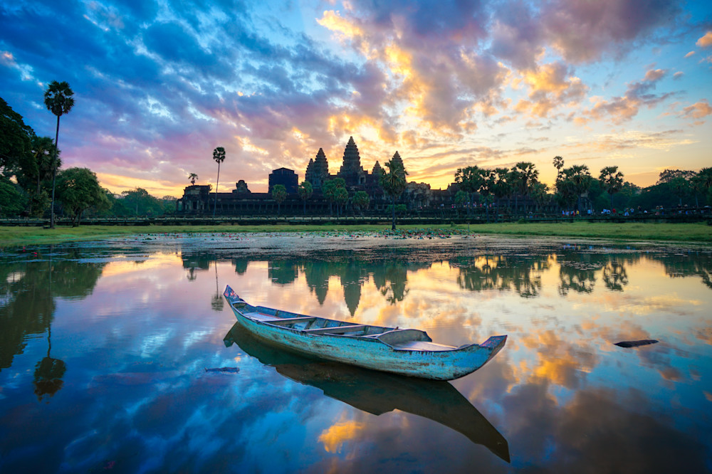Boat at Angkor Wat