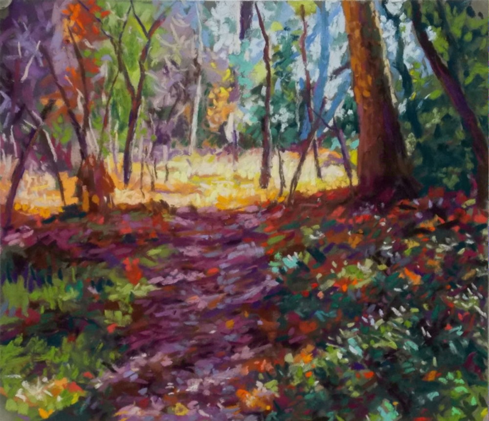 Autumn Pathway Art | Waif Mullins Art