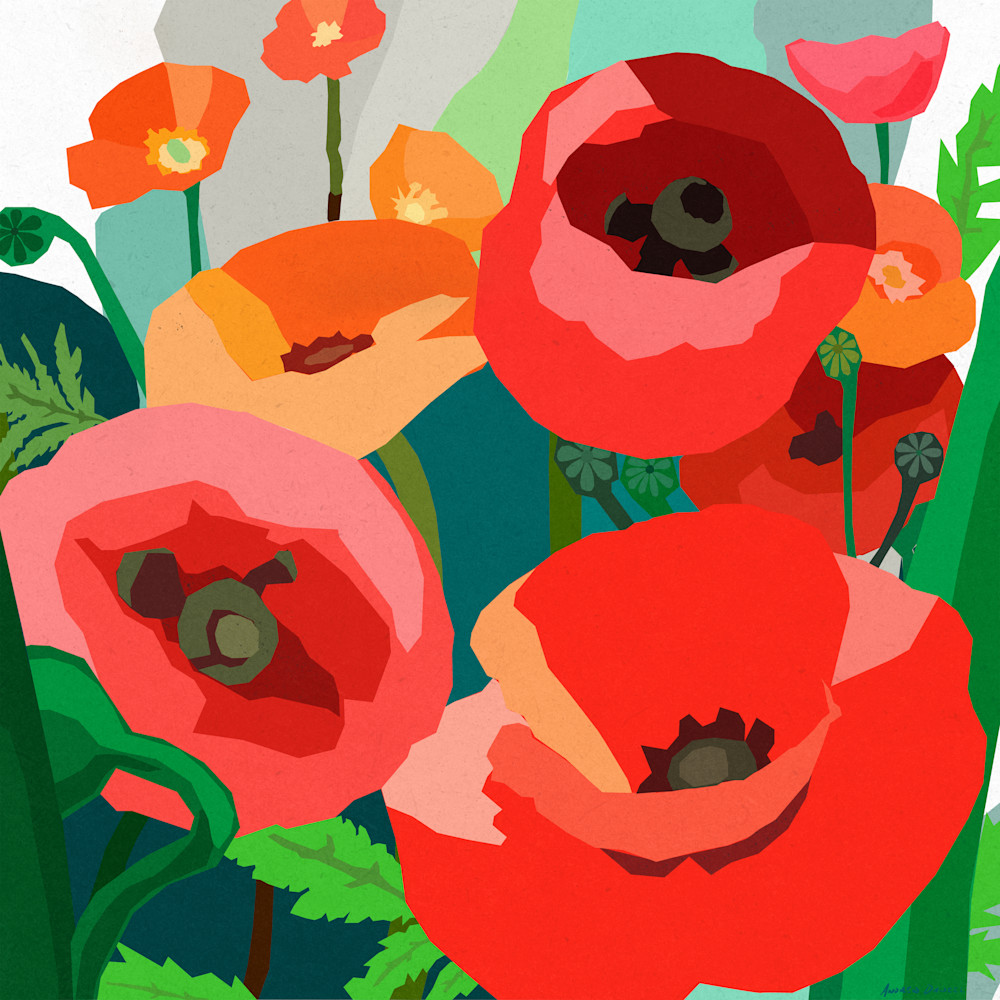 Red Poppies By Andrew Daniel Art | Artofandrewdaniel