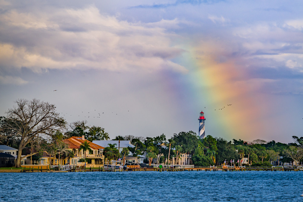 Rainbow Lighthouse Photography Art | kramkranphoto