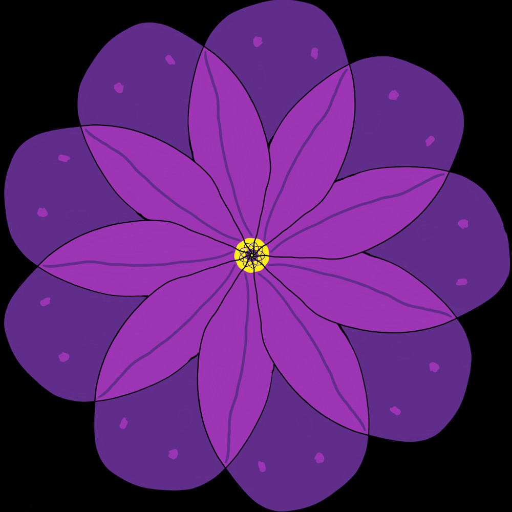 Purple Petals Art | Thriving Creatively Productions
