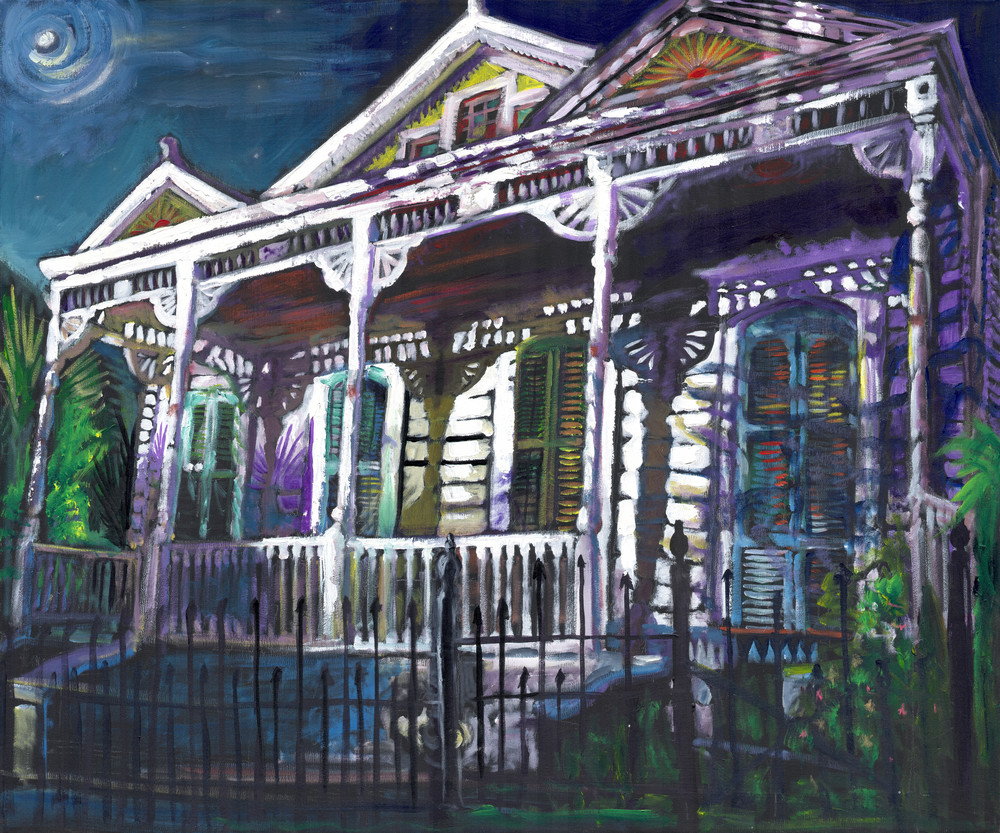 Moon Shadow Home In New Orleans Art | amzieadams