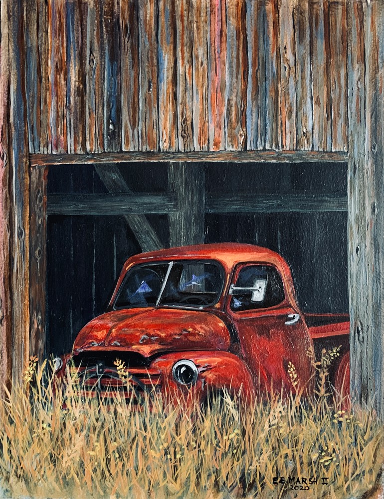 Old Red Art | Skip Marsh Art
