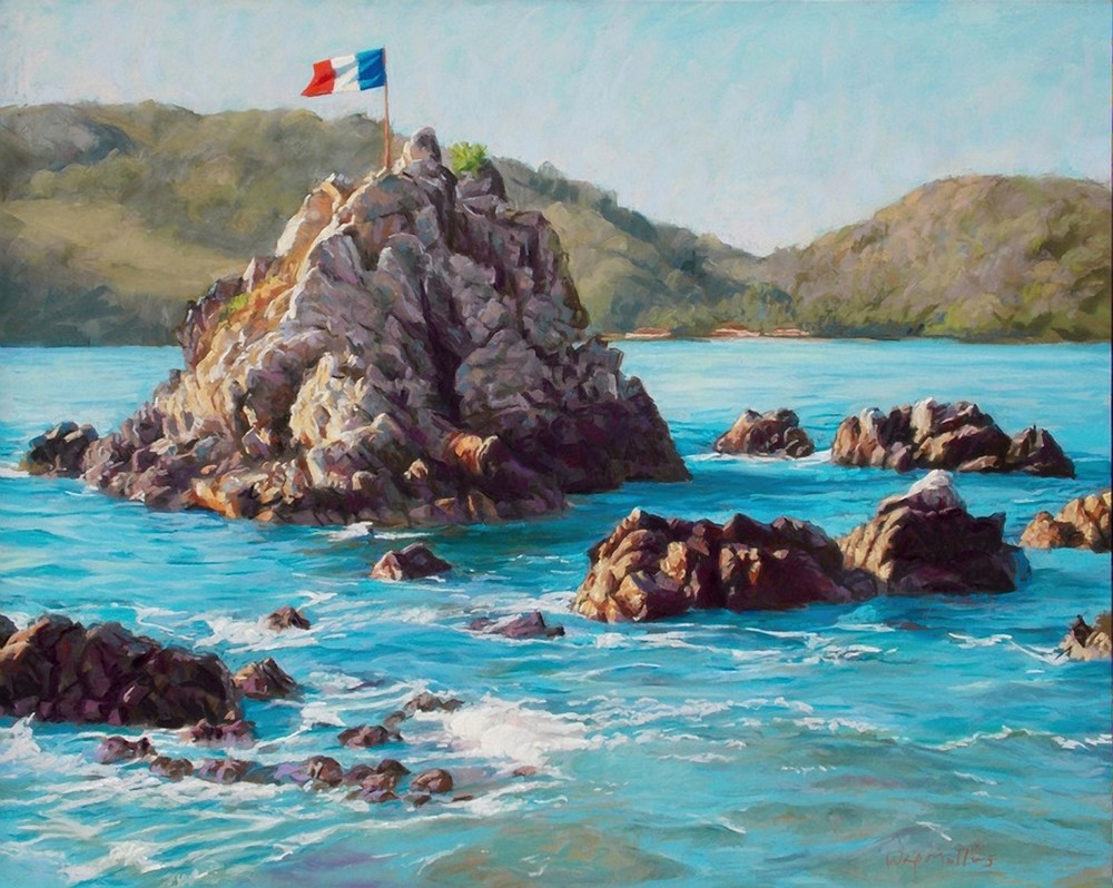The Mystery Of The French Flag In Mexico  Art | Waif Mullins Art