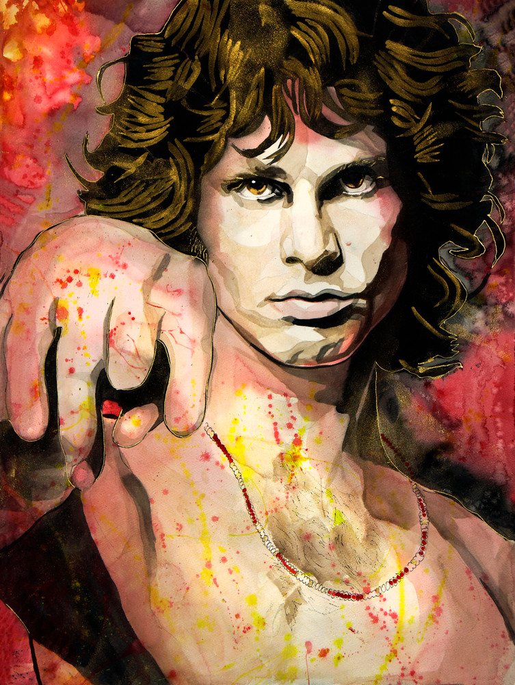 Jim Morrison Lf Art | William K. Stidham - heART Art