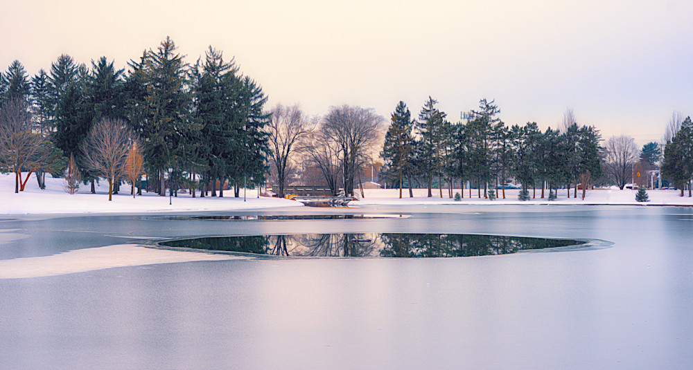 "Winter On Kiwanis Lake" Photography Art | Inspired Imagez 