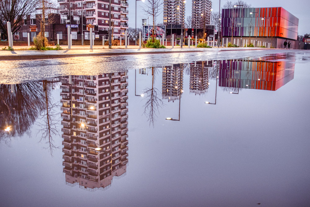 Upside Down In Docklands Art | Martin Geddes Photography