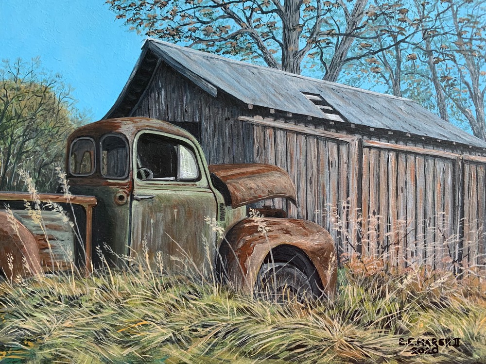Rusted Old Faithful Art | Skip Marsh Art