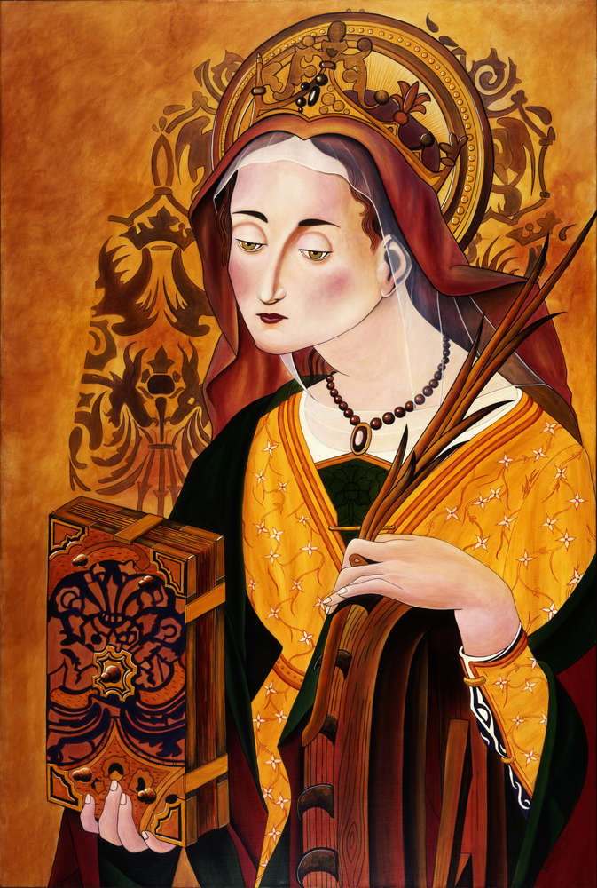 St Catherine Of Alexandria Art | Brian McQueen Art