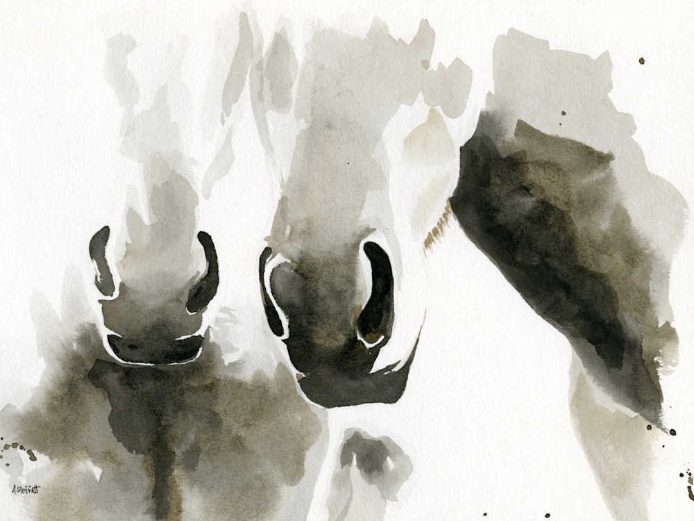 Giclee Print Horse Friends by April Moffatt