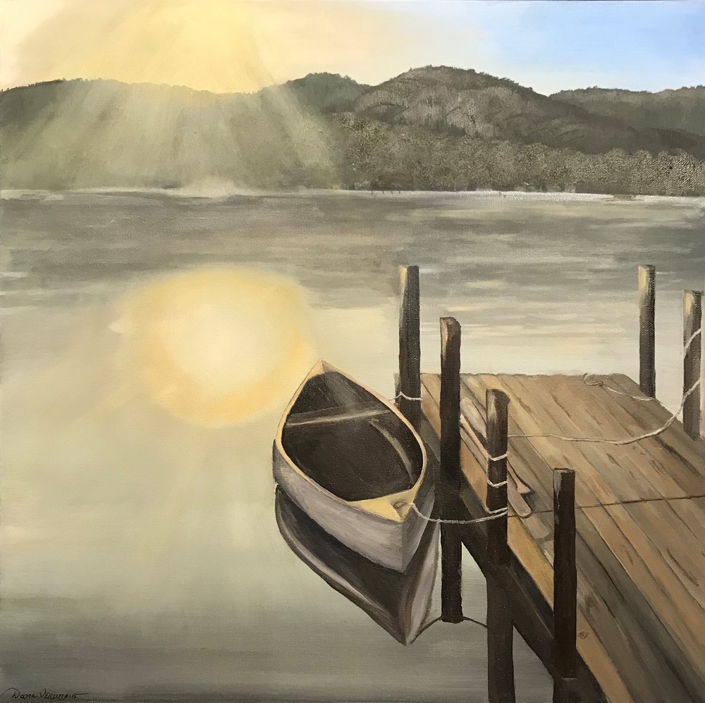 Sunset On Lake George  Art | Dana Volungis Art