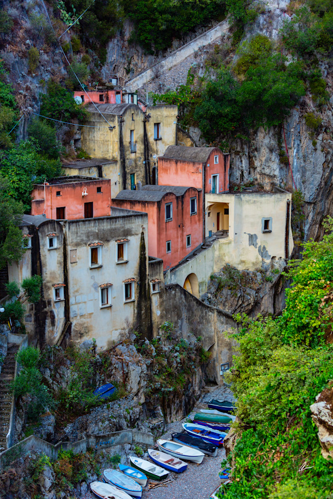 Fiordo Di Furore, Amalfi Coast, Italy Photography Art | Audia Art