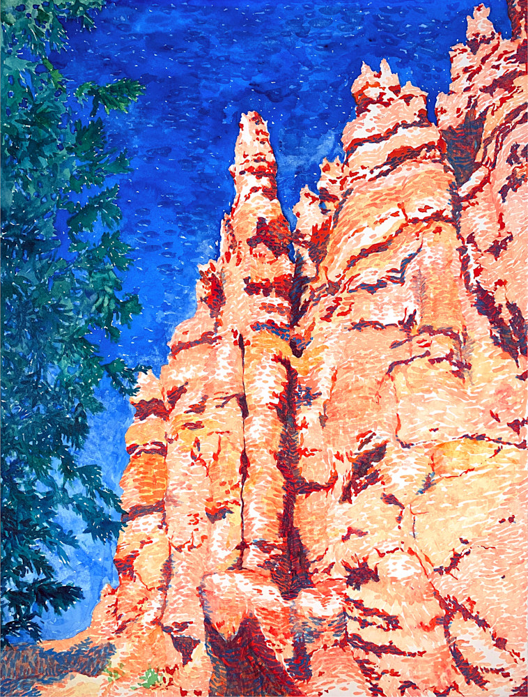 Bryce Canyon, Utah (Watercolor) Art | Valerie Larson Art & Design