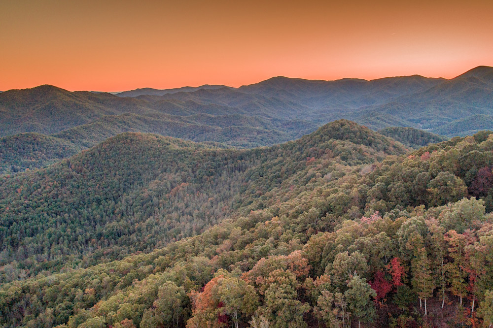 Sunset Along The Ridge Photography Art | kramkranphoto
