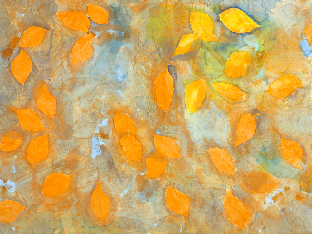 Yellow Leaves Art | Courtney Miller Bellairs Artist