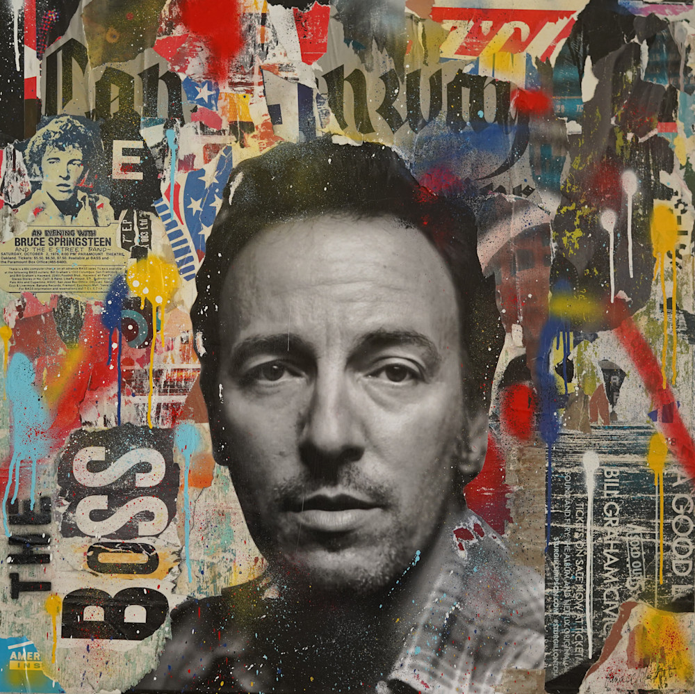 Bruce Springsteen The Boss Art | Metz Gallery