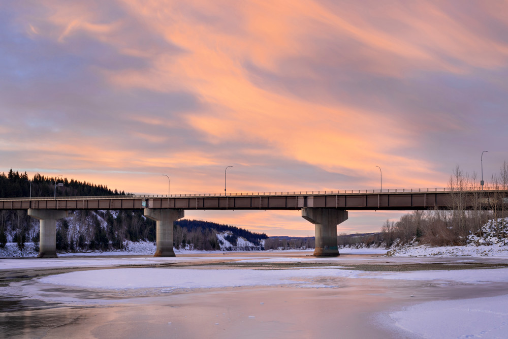 Yellowhead Bridge at Sunrise | Terrill Bodner Photographic Art