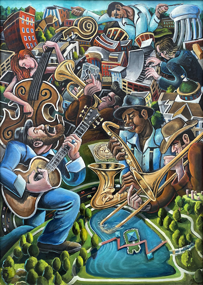 Park Party Art | David Spear 