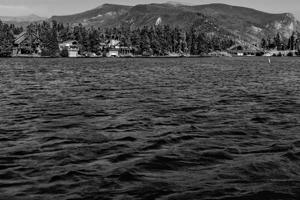 Chandler Perkins - photography - black and white - landscape - nature - Lake Granby - Colorado - From the Water We Go