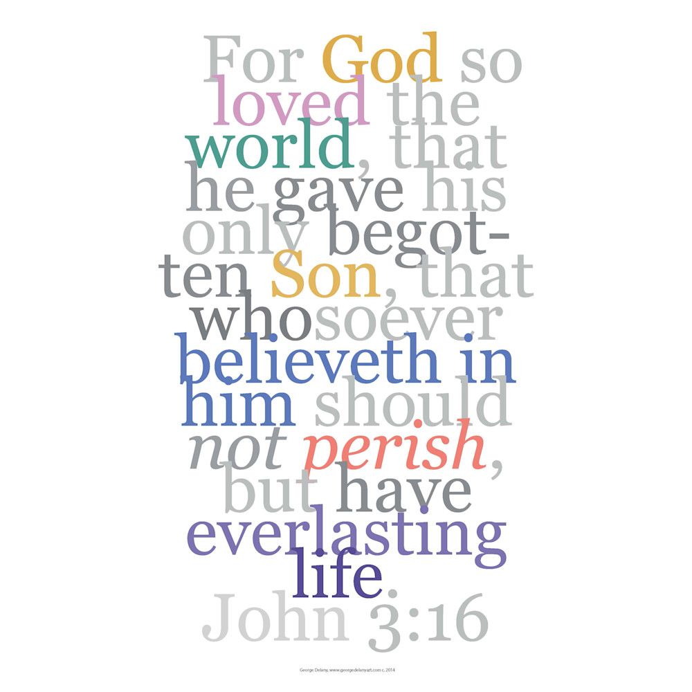 John 3:16 Faith  Verse
