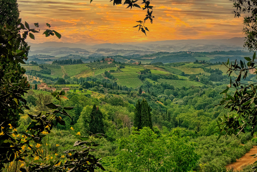 Tuscany Sunset Photography Art | FocusPro Services, Inc.