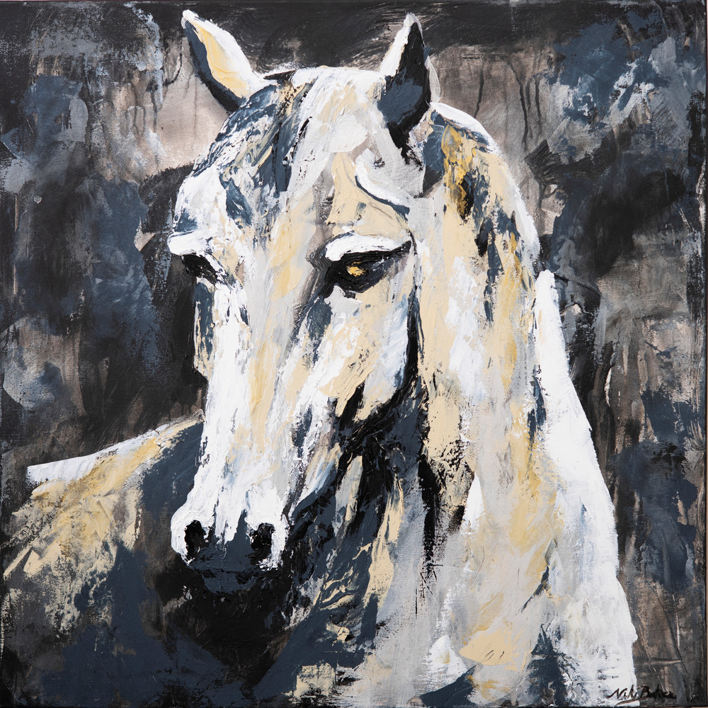 Graphite | Horse Portrait Painting | Niki Baker Fine Art