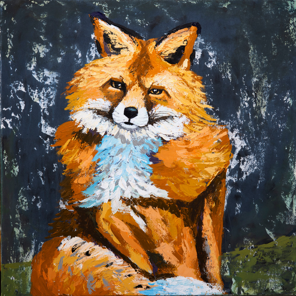 Fox | Wildlife Painting | Niki Baker Fine Art