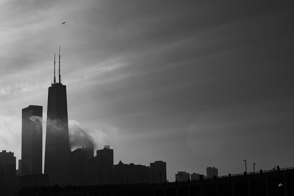Chicago Skyline In The Winter Photography Art | Audia Art