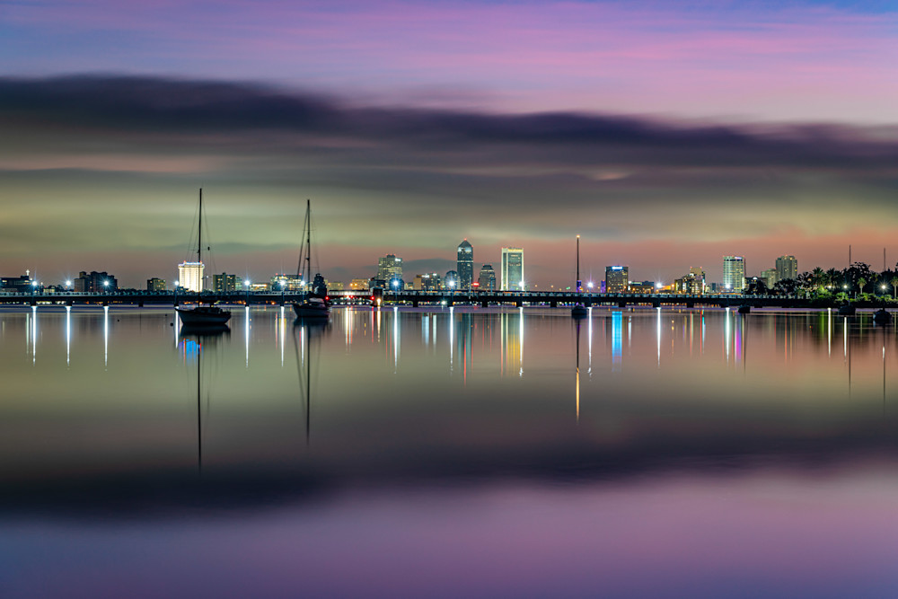 Jacksonville Twilight Reflections Photography Art | kramkranphoto