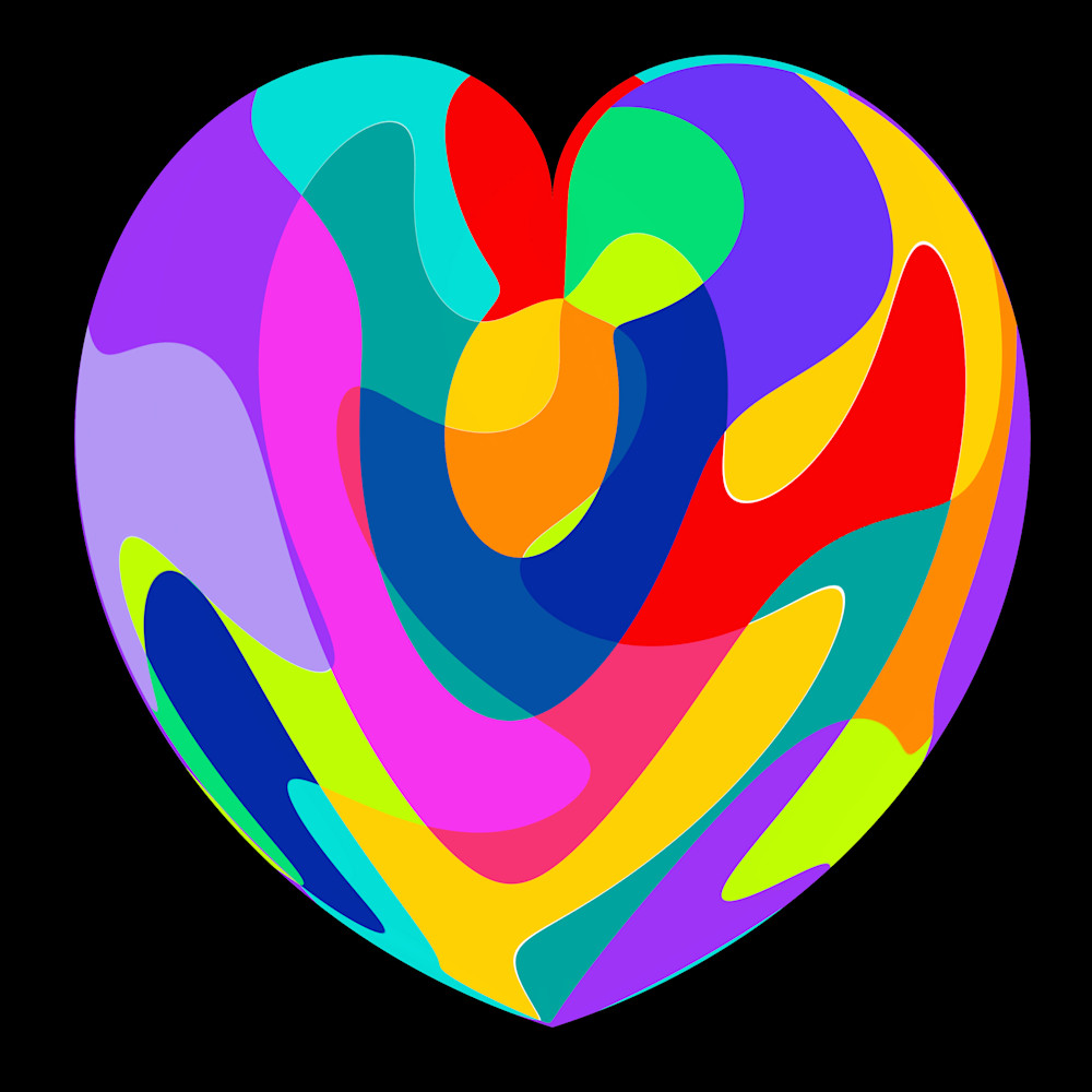 Colorful Heart Art | karenihirsch