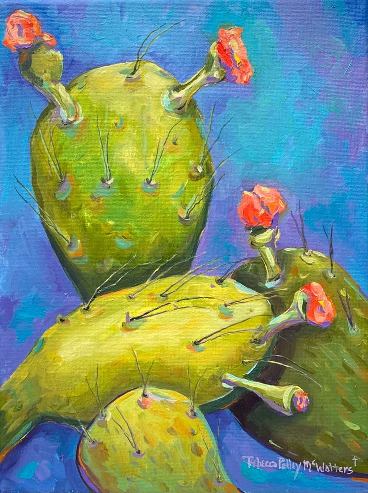 Prickly Blooms Art | Rebecca Pelley McWatters, Studio Artist