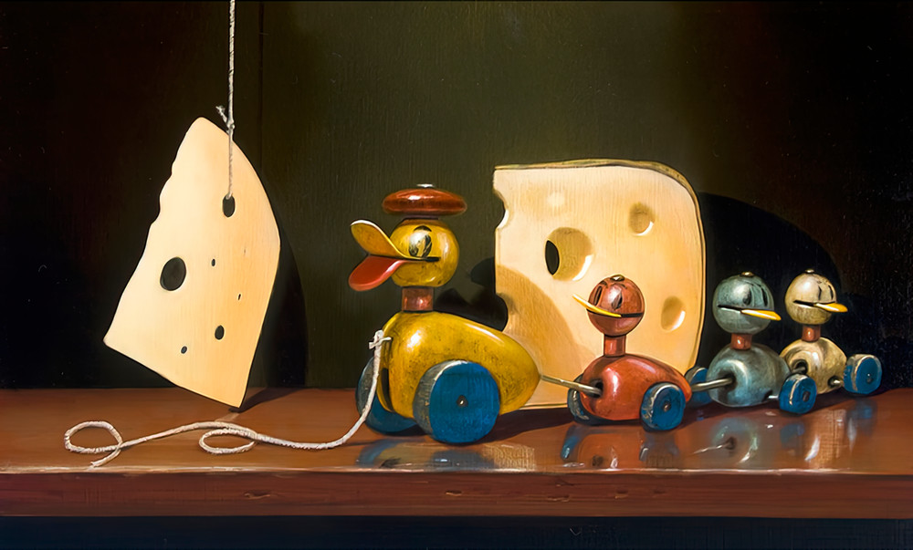 Cheese And Quackers Art | Richard Hall Fine Art