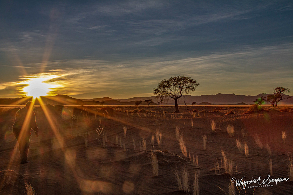 Namibia Sunset Photography Art | waynesimpson