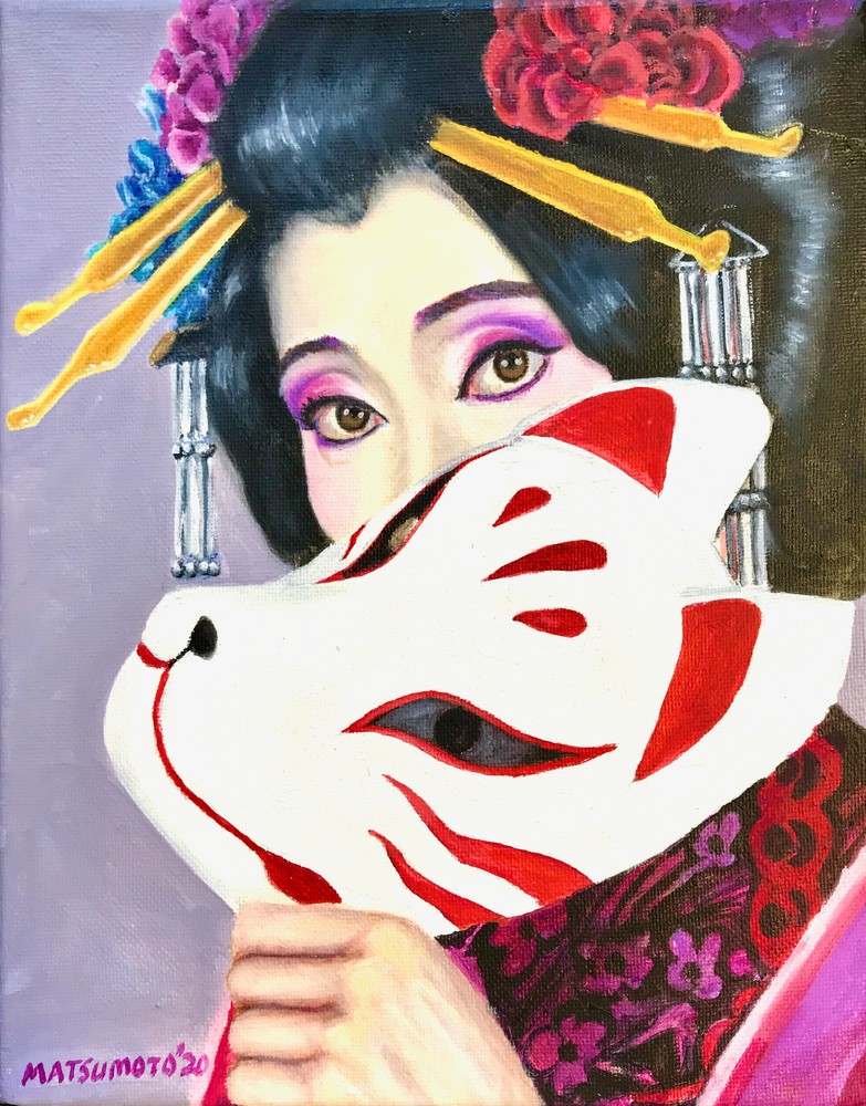 Fox Mask Art | Edi Matsumoto Fine Art