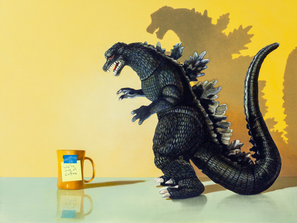 Coffee Monster Art | Richard Hall Fine Art