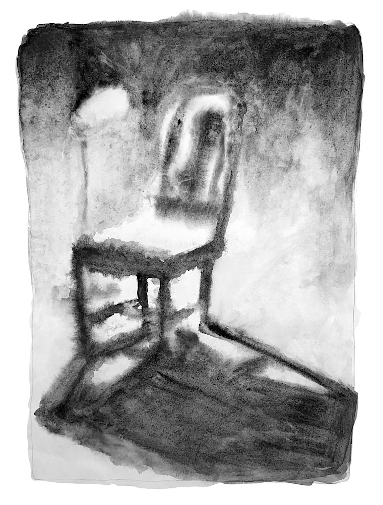 Interrogation   Black And White (Watercolor) Art | Valerie Larson Art & Design