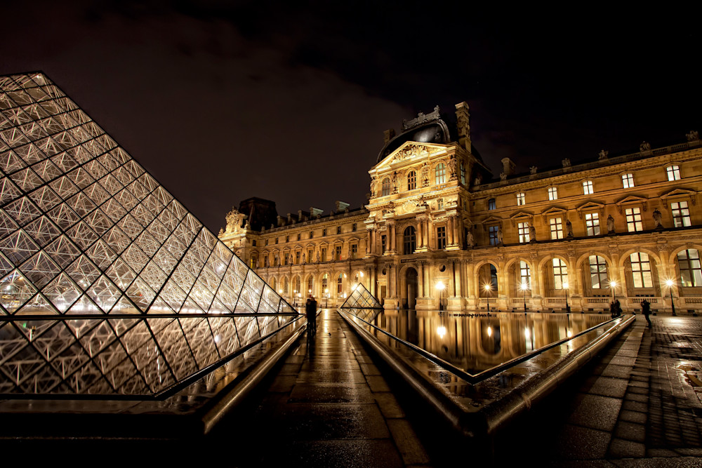 Louvre Reflecting Art | Karen Hutton Fine Art