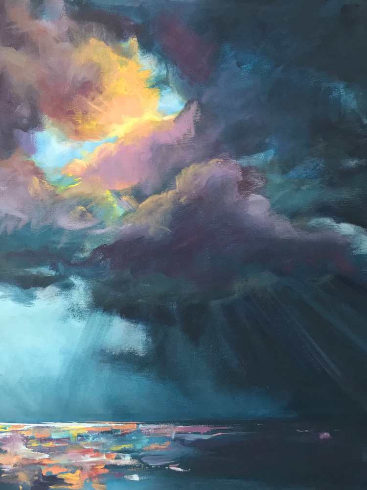 Giclee Print "Through the Storm" Ocean Landscape