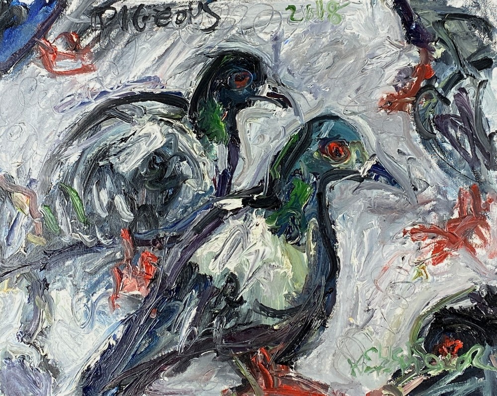 Pigeons Art | Chris Kappmeier Studio