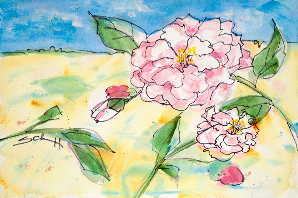 #7 Sweet Pinks Art | Elaine Schaefer Hudson Art