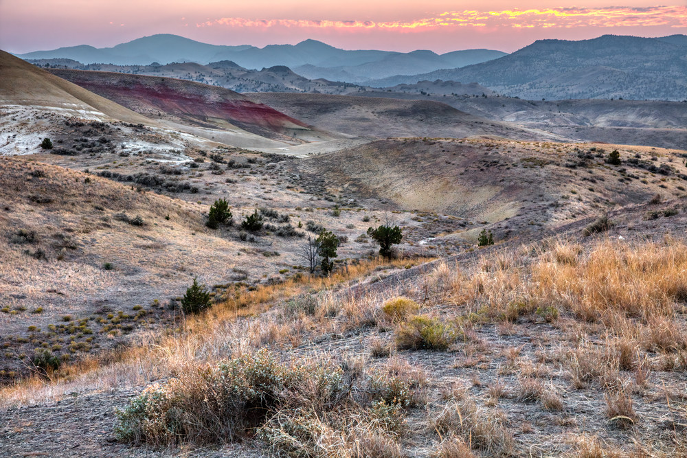 Evening At Painted Hills Photography Art | Bill Rodgers Photography