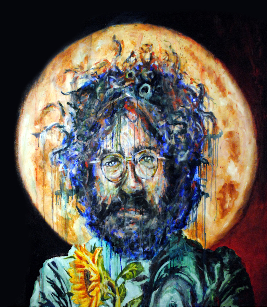 Jerry With A Sunflower Art | TRand Art Studio & Gallery