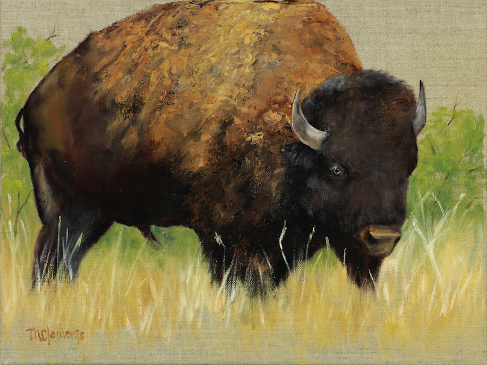 Standing Bull Art | Marsha Clements Art