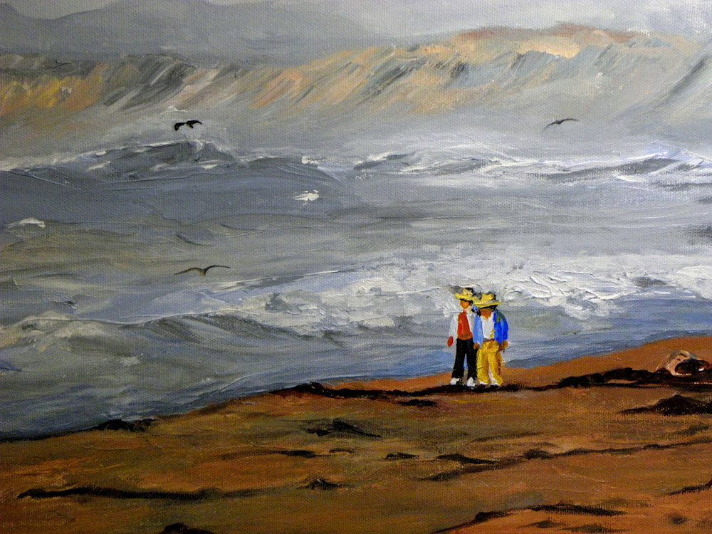 Beach Couple   Painting Art | Gray's Art Gallery