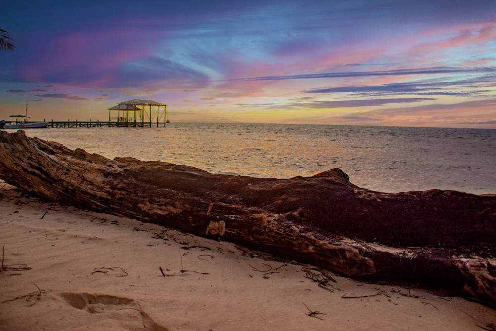 Beach Sunrise Belize Photography Art | Dennis Ledger Photography LLC